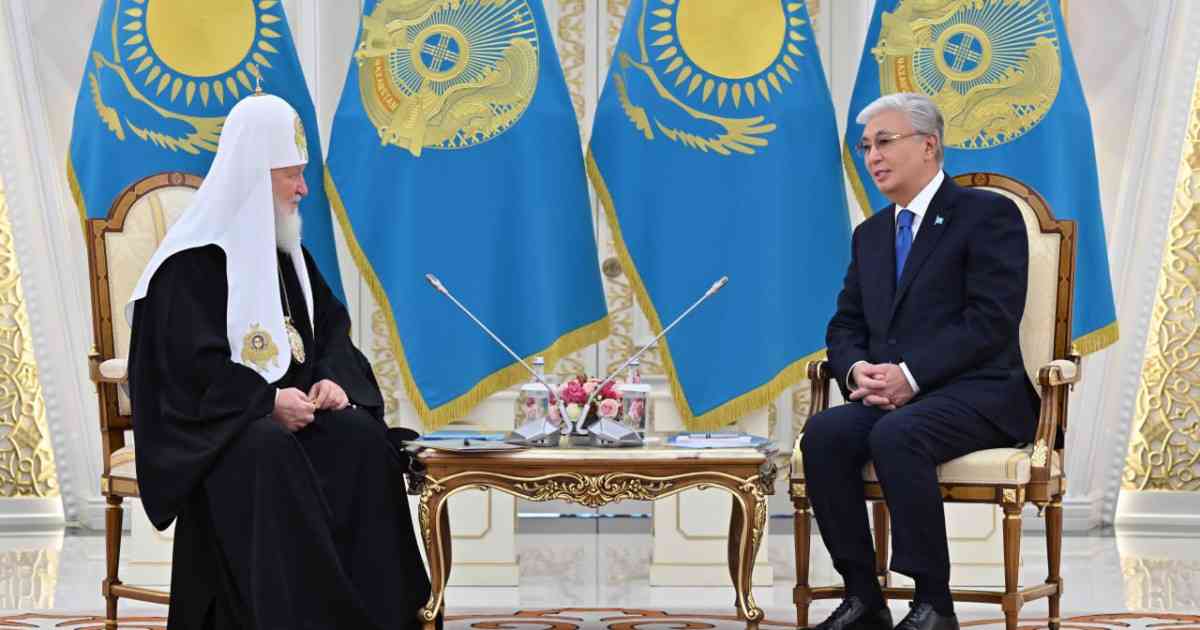 Мемлекет басшысы Мәскеу және бүкіл Ресей патриархы Кириллмен кездесті.