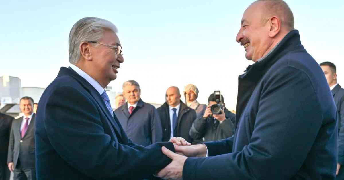Әзербайжан президенті Ильхам Әлиев Қазақстанға келді