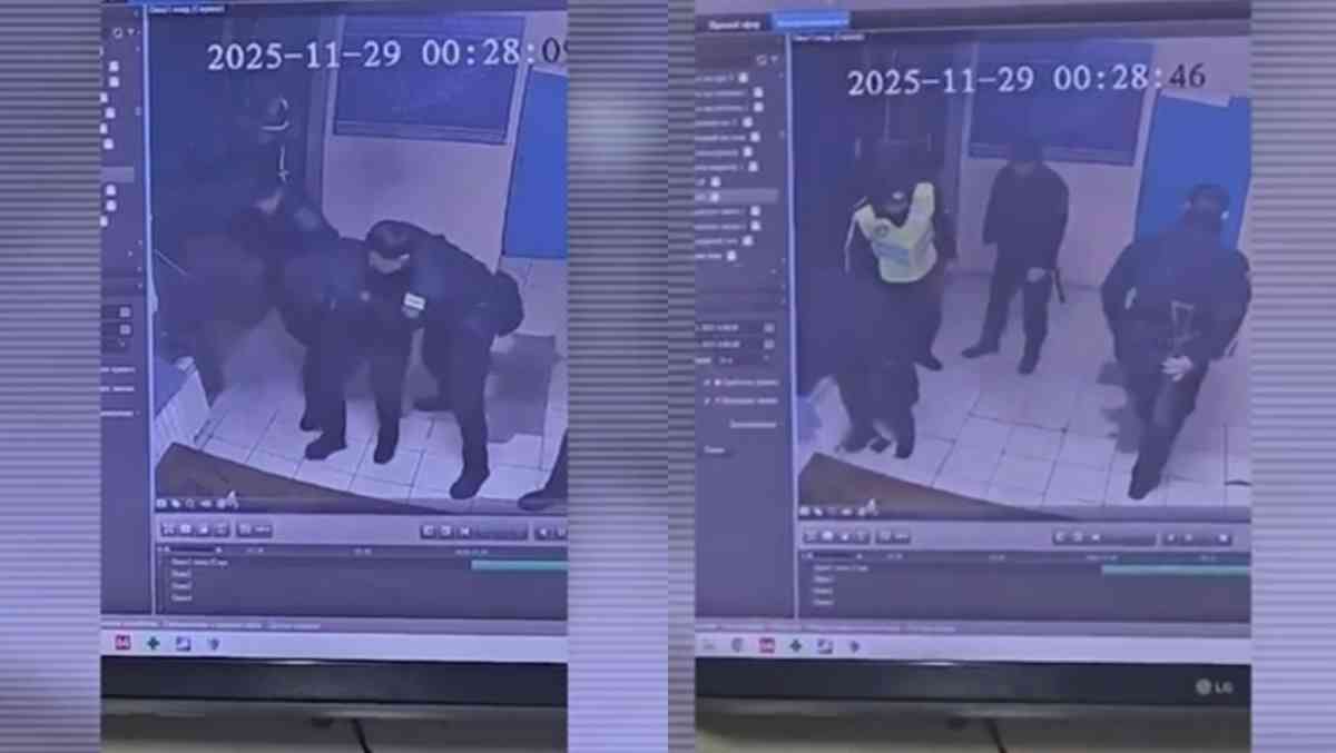 Арнайы жасақ жауынгерлері Алматыда пышақ ұстаған ер адамды құтқарды