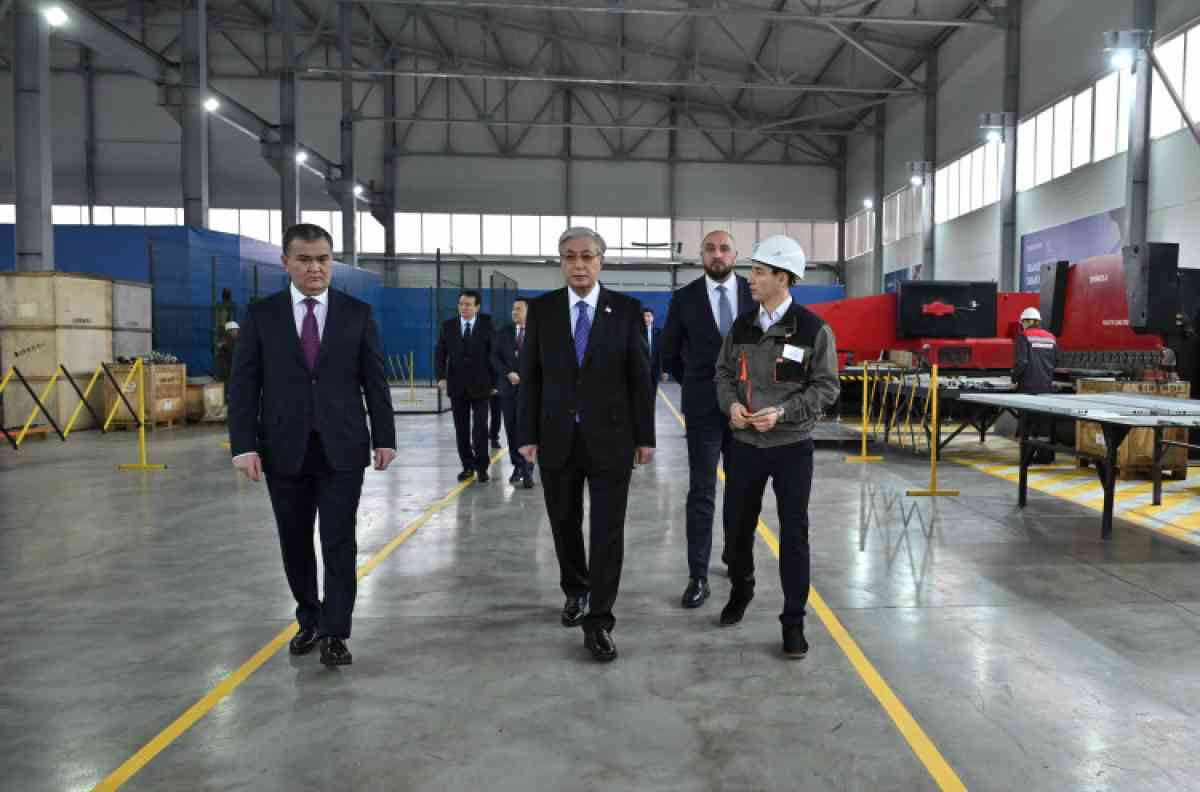 Мемлекет басшысы Tausogar зауытында болды