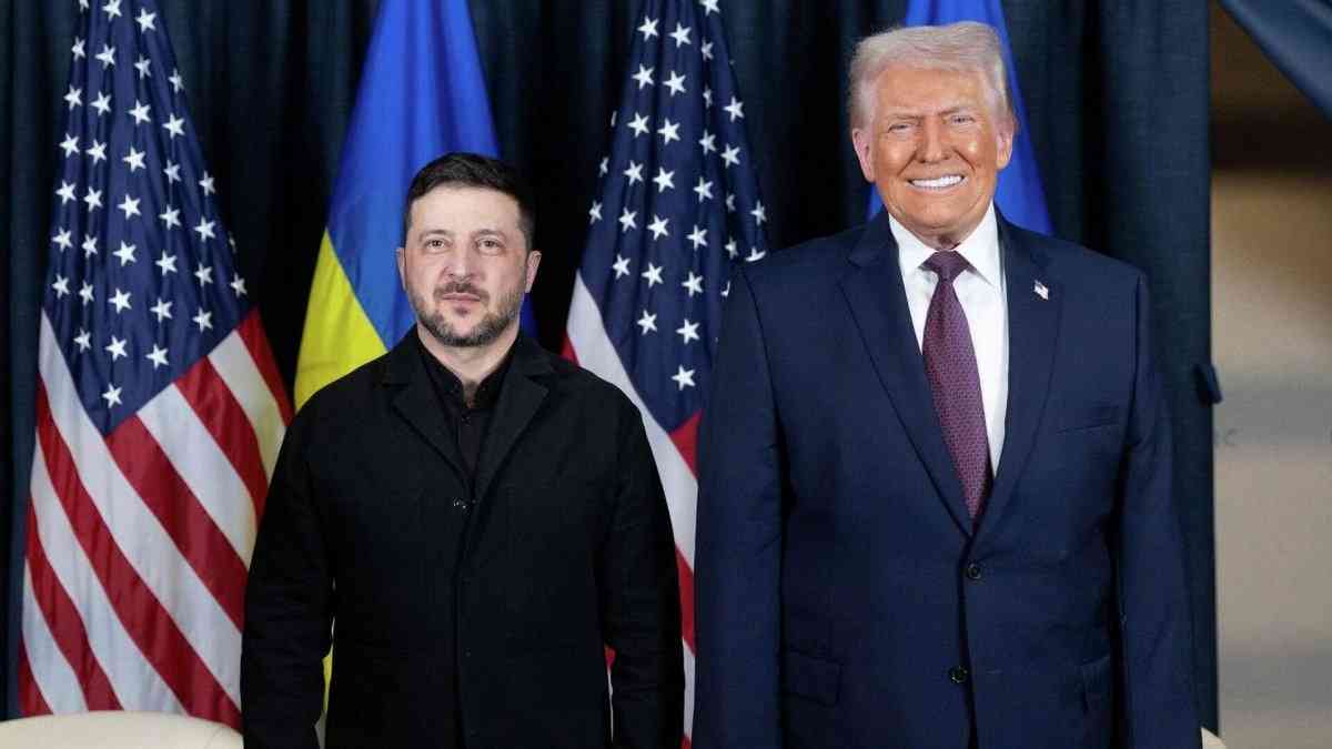 Дональд Трамп пен Владимир Зеленский кездесті