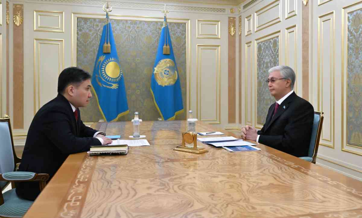 Мемлекет басшысы Еңбек және халықты әлеуметтік қорғау министрі Асқарбек Ертаевты қабылдады