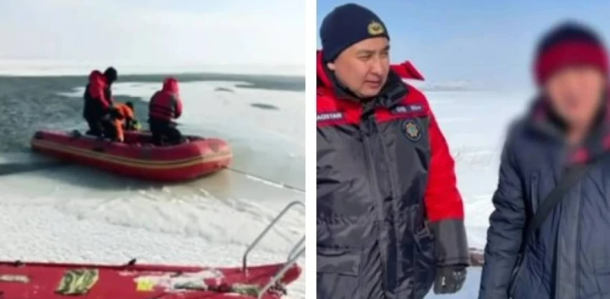 Ерлі-зайыптылар мінген көлік мұз астына түсіп кетті: әйелі қаза тапты