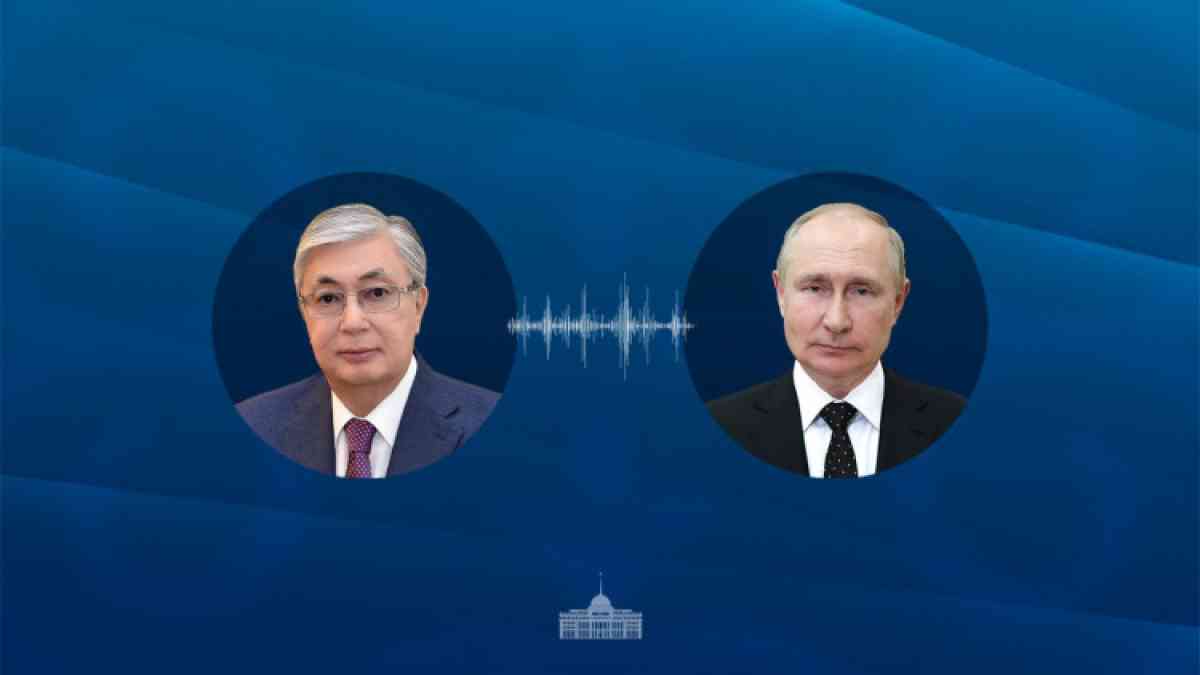 Мемлекет басшысы Владимир Путинмен телефон арқылы сөйлесті