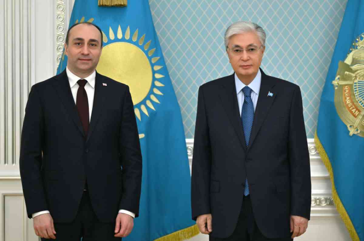 Мемлекет басшысы Грузияның Ішкі істер министрі Гела Геладзені қабылдады