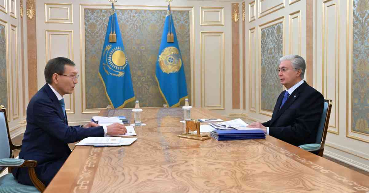 Президент Орталық референдум комиссиясының төрағасын қабылдады