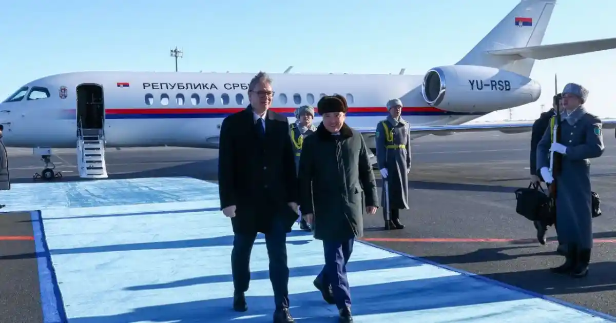 Сербия президенті Қазақстанға ресми сапармен келді