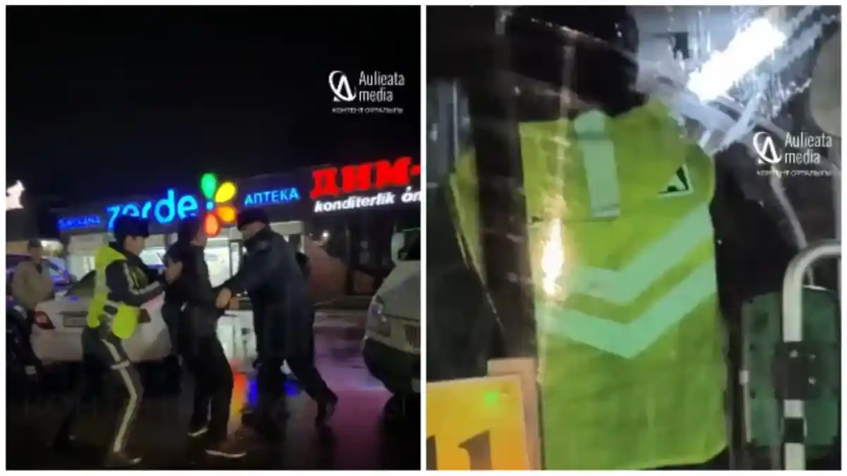 Таразда жолаушы автобус жүргізушісіне пышақпен шабуыл жасаған