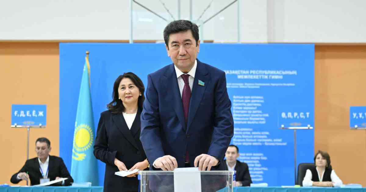 Мәжіліс Төрағасы Ерлан Қошанов дауыс берді