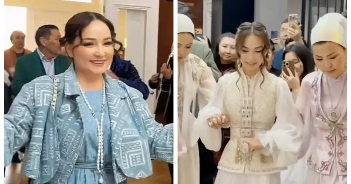 Жазира Байырбекова келініне сырға салды