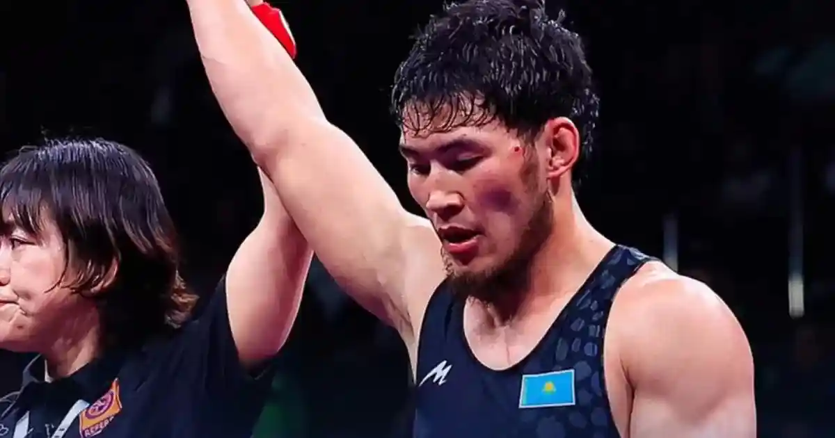 Балуан Алматбек Аманбек алтын алды