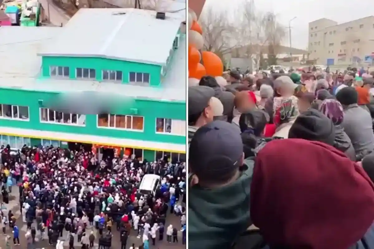 "Жүз жұп аяқ киім ұтысқа қойылған": жиылған жұрт бірін-бірі таптап кете жаздады