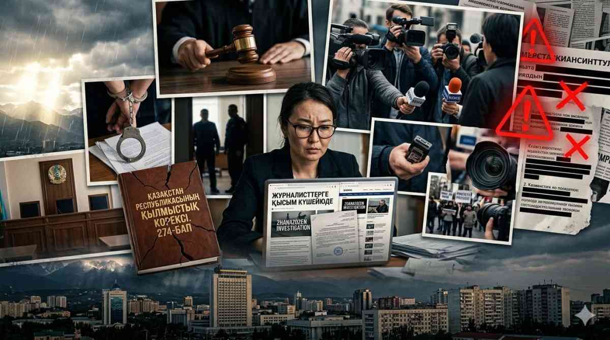 Журналистер сөз бостандығын шектейтін 274-бапты қайта қарау жөнінде үндеу жасады