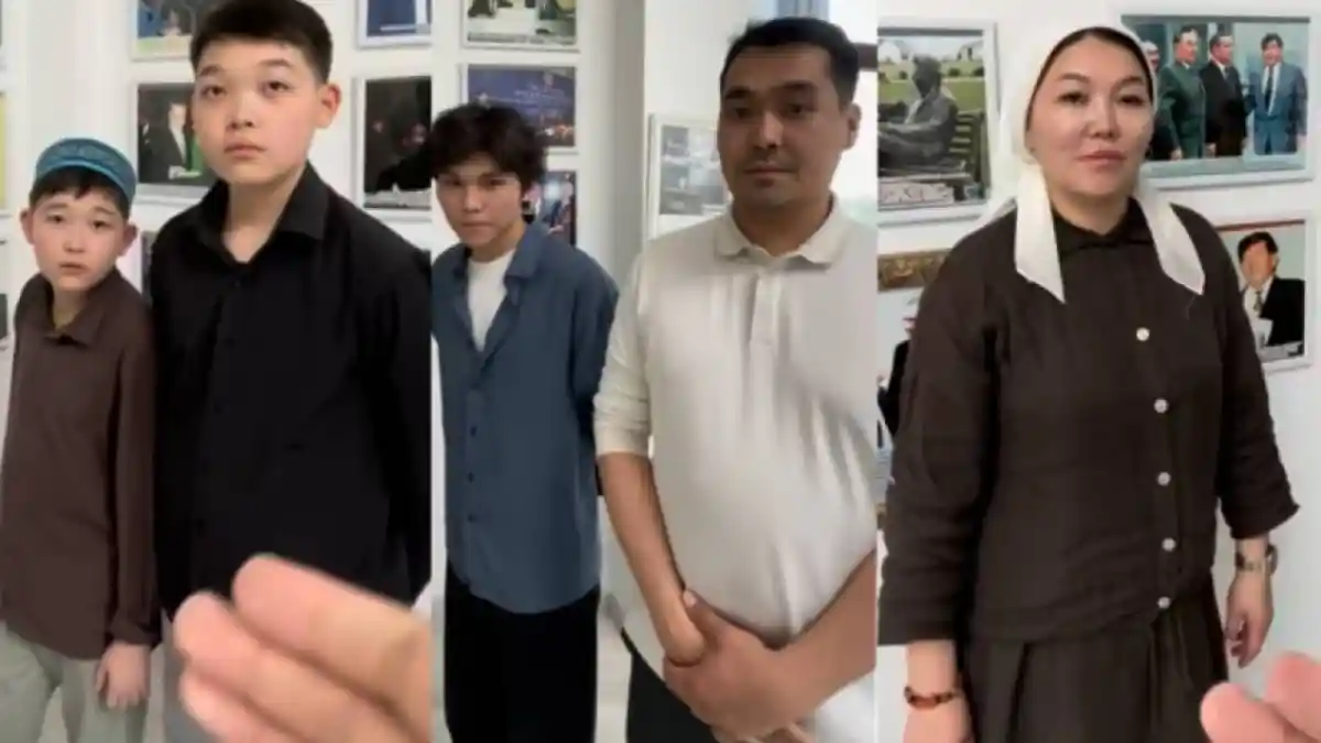 Блогер марқұм Мұхтар Шахановтың немерелерімен кездескенін желіде жариялады