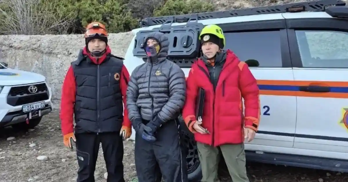 Тауда адасып кеткен ер адам құтқарылды