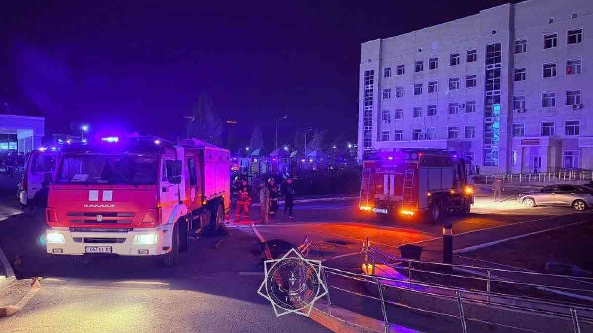 Астанадағы балалар ауруханасында түнде өрт шықты