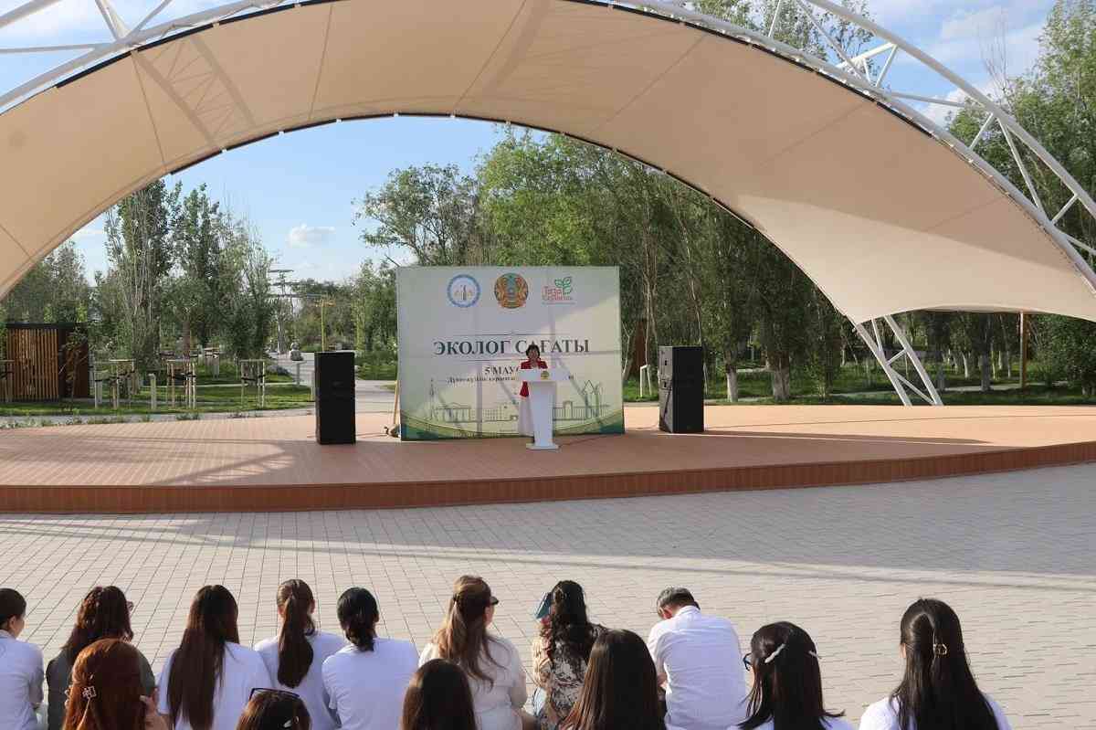 Қызылордада ашық аспан астында экологиялық кездесу өтті