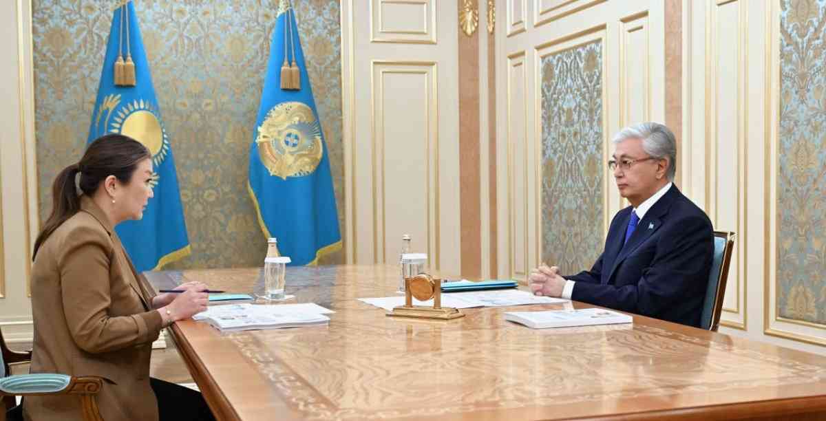 Мемлекет басшысы Динара Закиеваны қабылдады