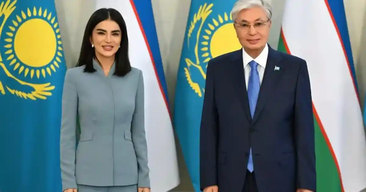 Қасым-Жомарт Тоқаев Өзбекстан президенті әкімшілігінің басшысы Саида Мирзиёеваны қабылдады