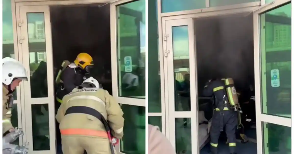 Астанада бойжеткенді өрттен құтқарып қалды