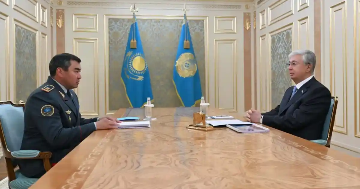 Президент Төтенше жағдайлар министрі Шыңғыс Әріновті қабылдады