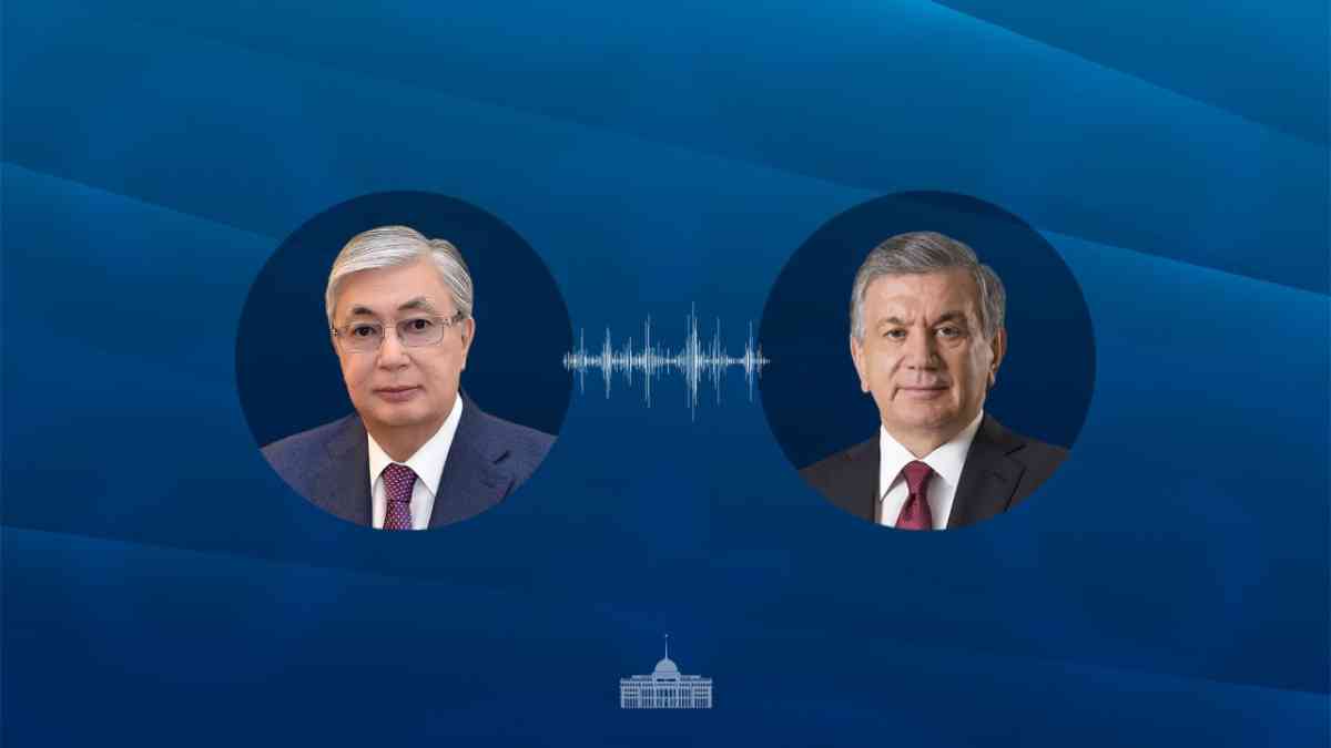 Мемлекет басшысы Өзбекстан Президенті Шавкат Мирзиёевпен телефон арқылы сөйлесті