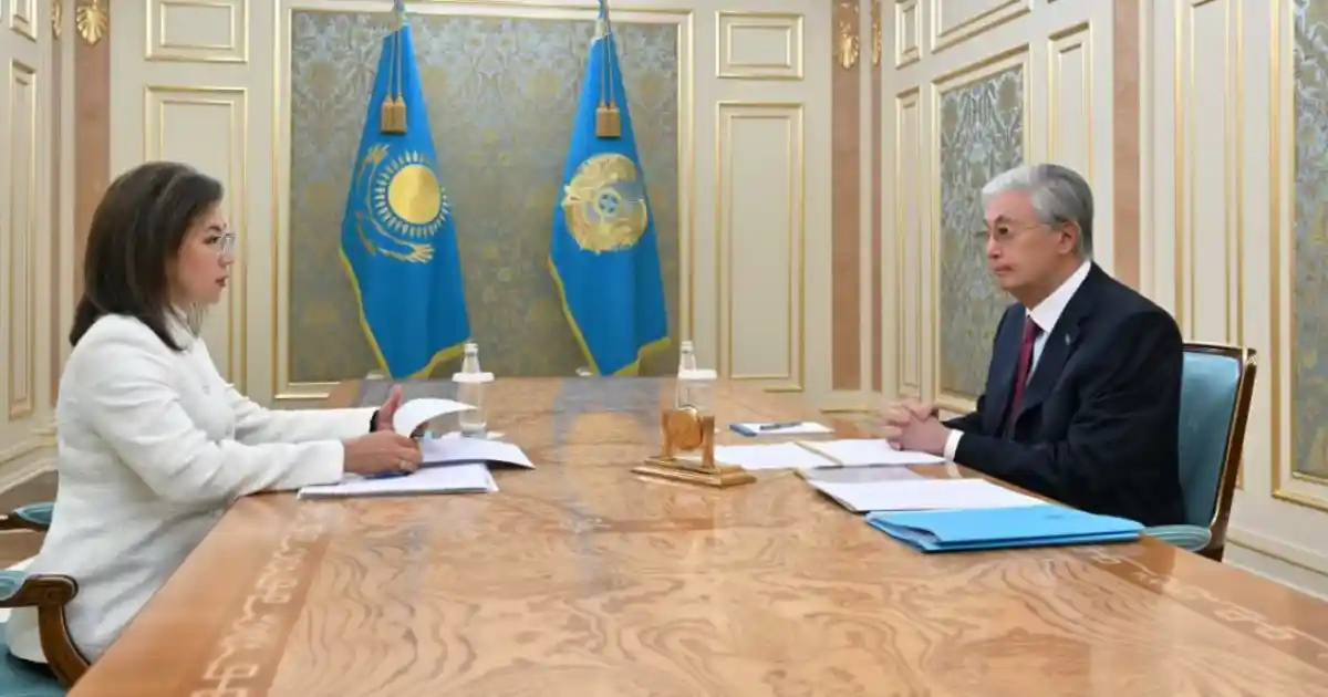 Президент Қаржы нарығын реттеу және дамыту агенттігінің төрағасы  Мәдина Әбілқасымованы қабылдады