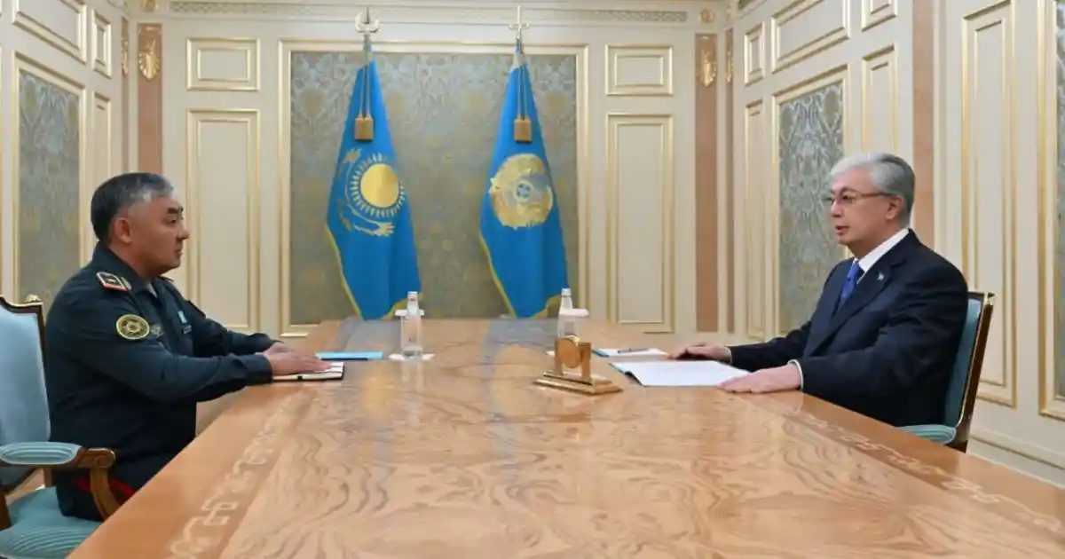 Мемлекет басшысы Қорғаныс министрі Айдос Мырзахметовті қабылдады